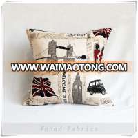 London Bridge 100% Cotton Canvas Printed Latest Design Cushion Cover