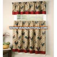 COLORFUL BEAUTIFUL PRINTED KITCHEN CURTAIN SET FOR MODERN STYLE